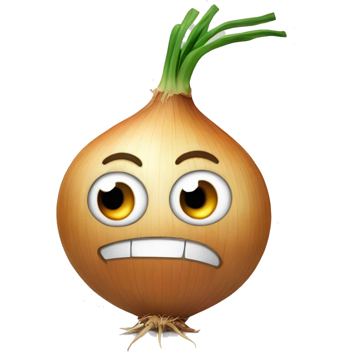 onion cartoon character  emoji
