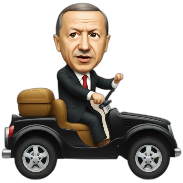 recep-tayyip-erdogan-riding-a-car emoji