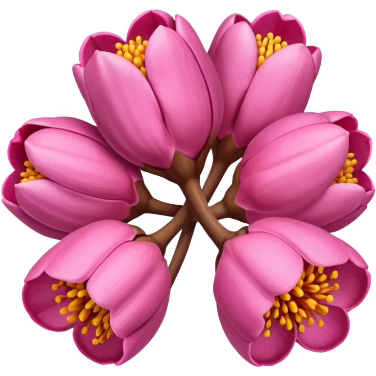 Pink cloves emoji