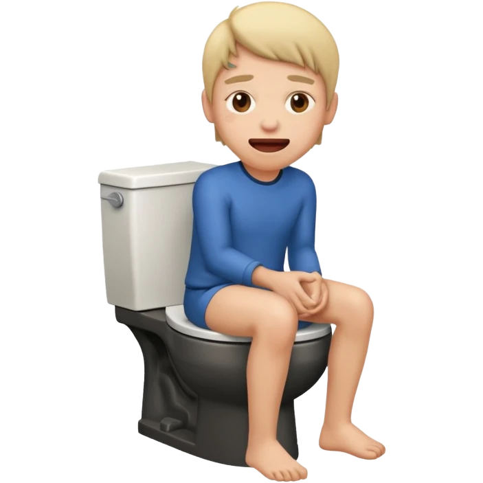 taking a really bad poop emoji