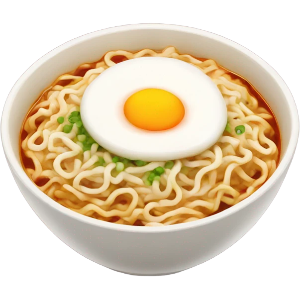 Ramen with and egg on top emoji