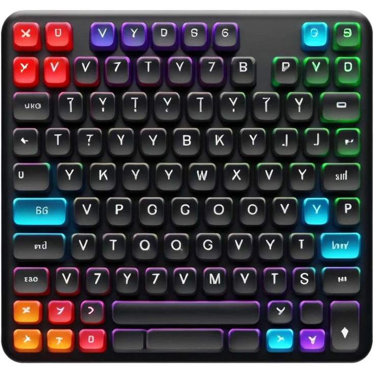 RGB keyboard emoji