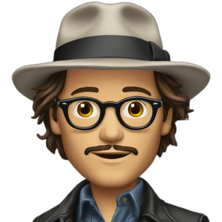 Jhonny depp in the 90s emoji