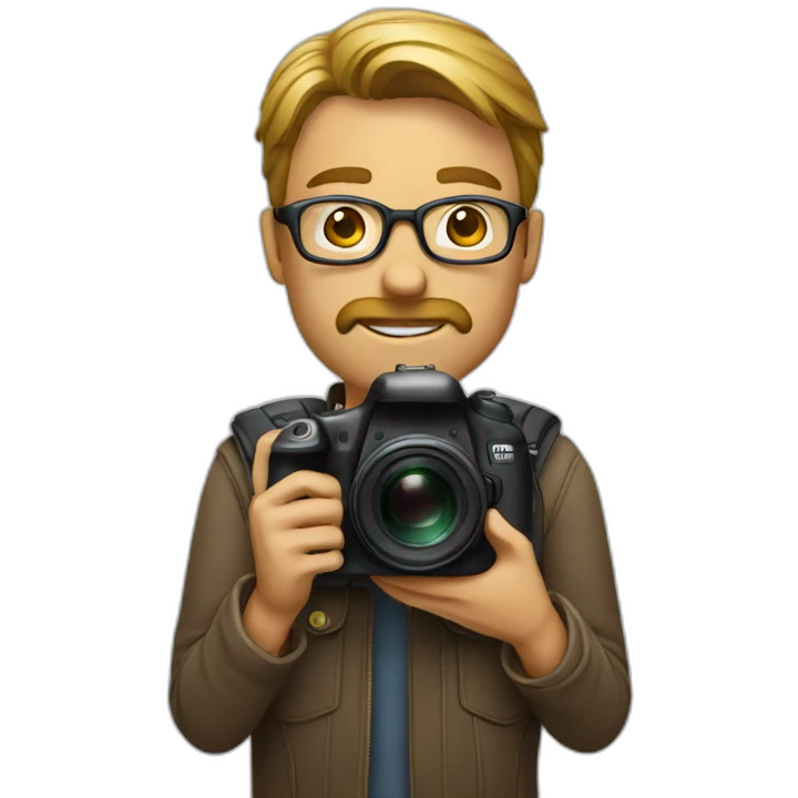 male photographer emoji