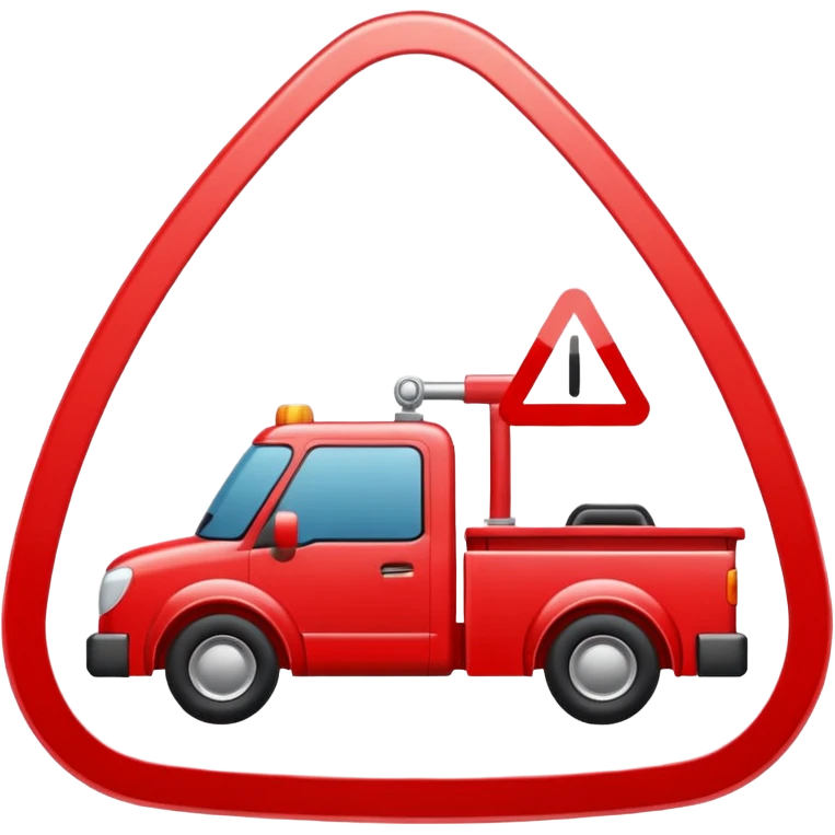 towing zone icon emoji