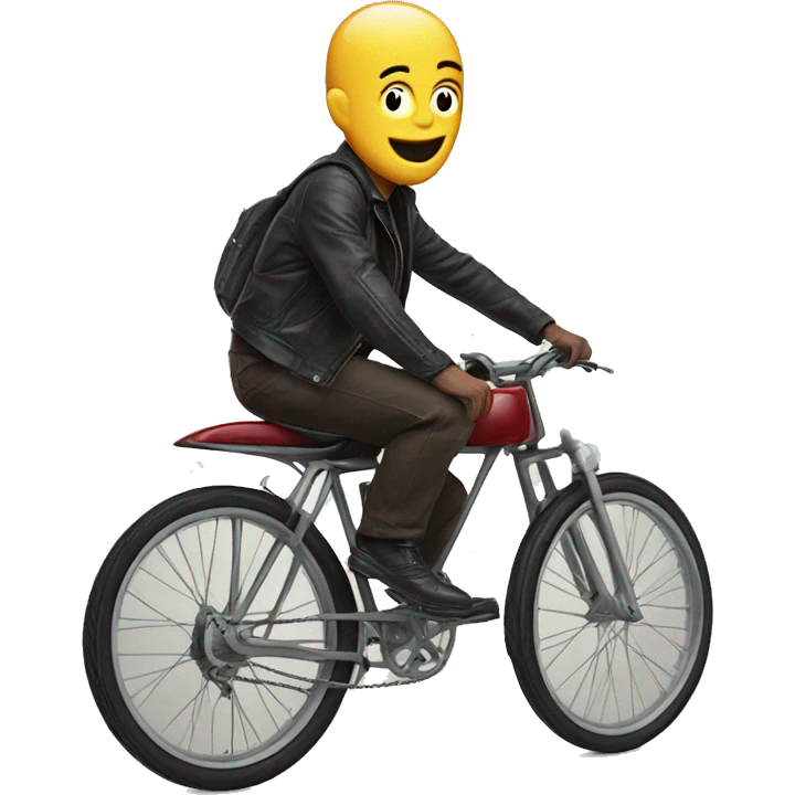 movie character jigsaw on a bike emoji