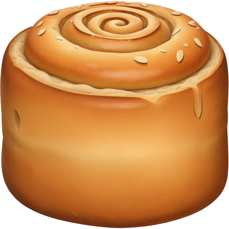 Brown roll emoji