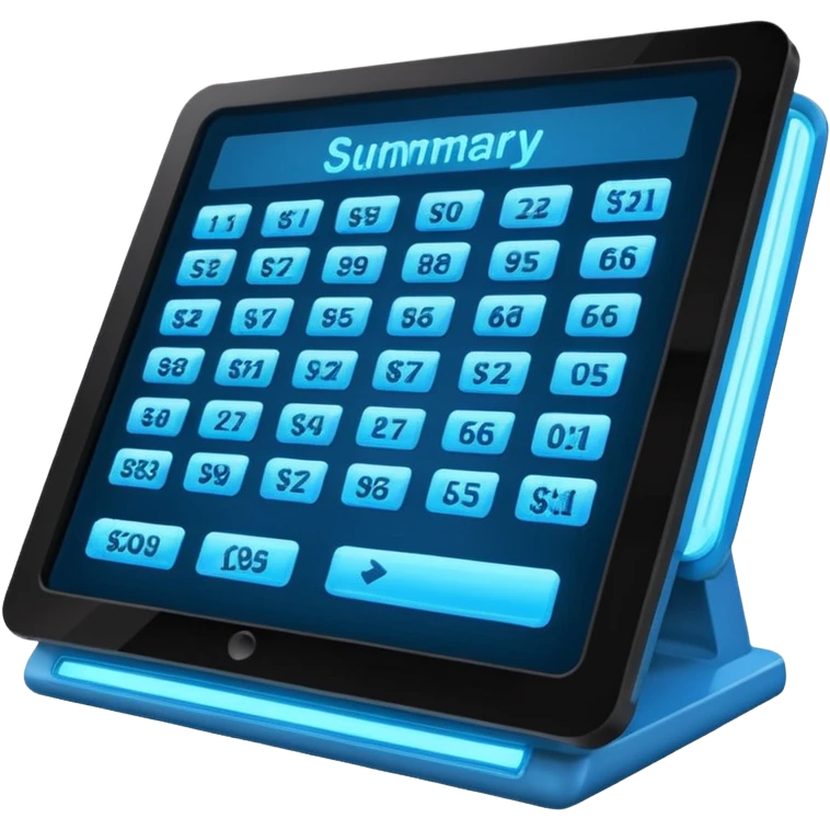 POS screen

 emoji