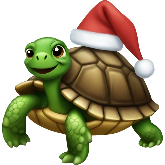 Christmas Turtle emoji