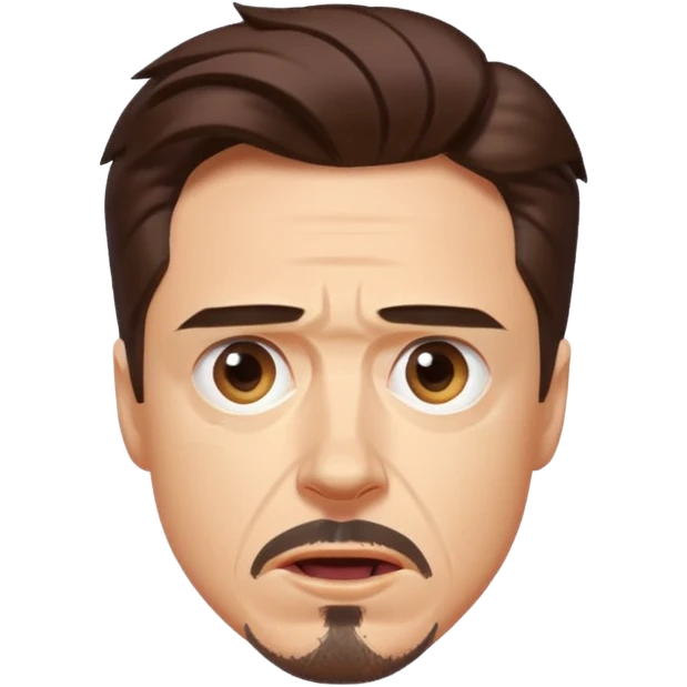 suprised tony stark emoji