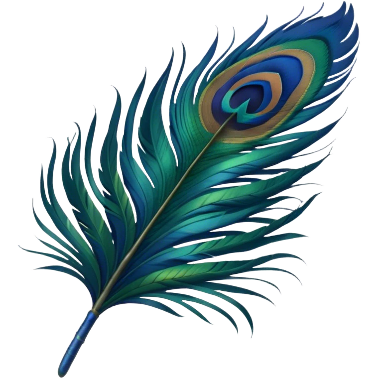 Peacock feather  emoji