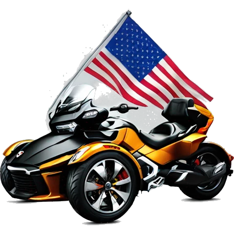 can-am-spyder  American flag emoji