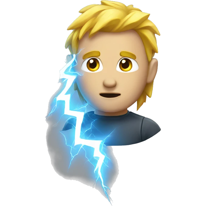 A flash of lightning
 emoji