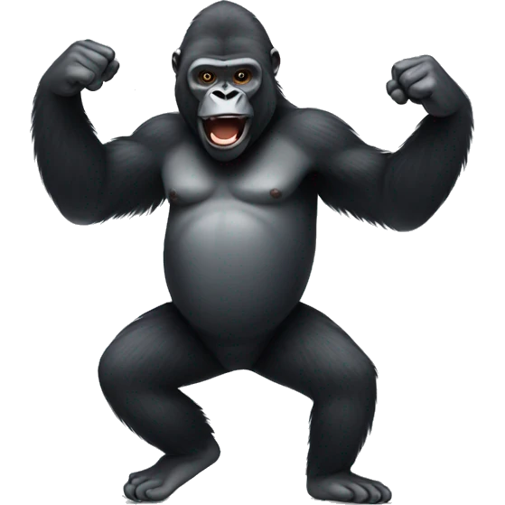 gorilla dancing emoji