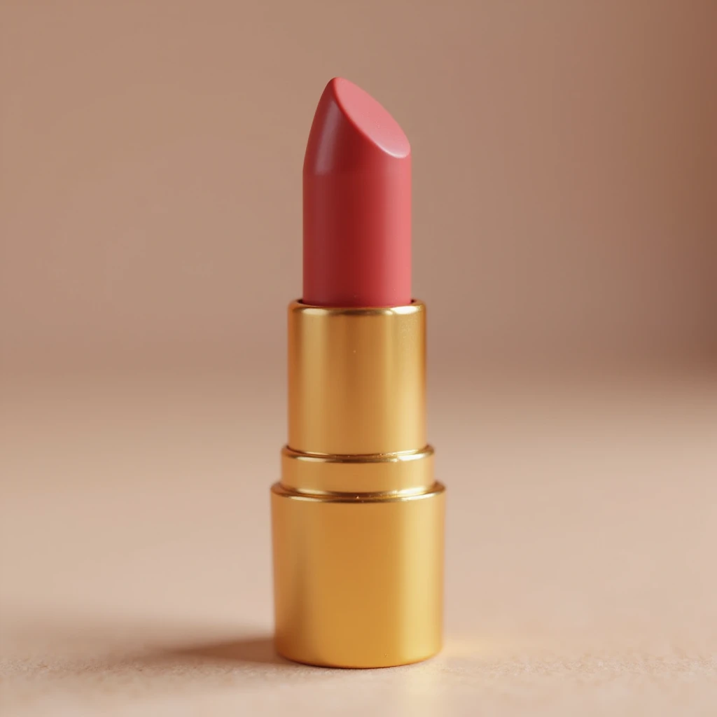 realistic lipstick emoji with gold case emoji