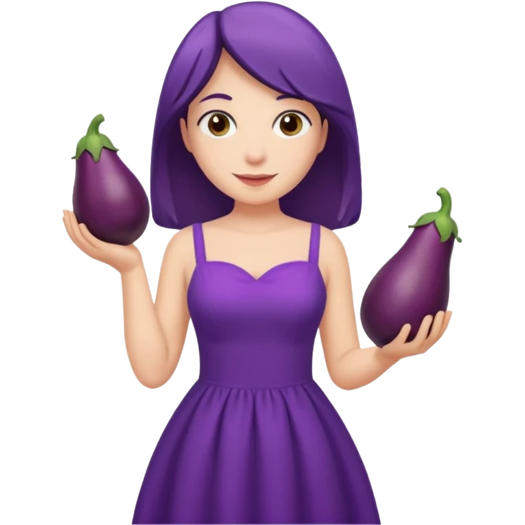 Egg plant between feet🦶🏻 emoji