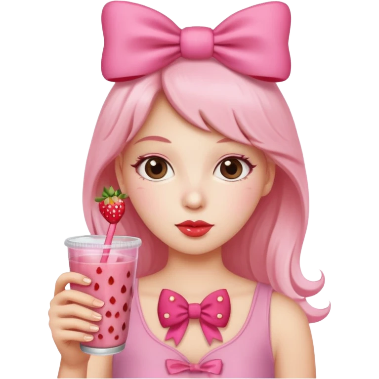 💆🏻‍♀️🧋🍓🎀 emoji