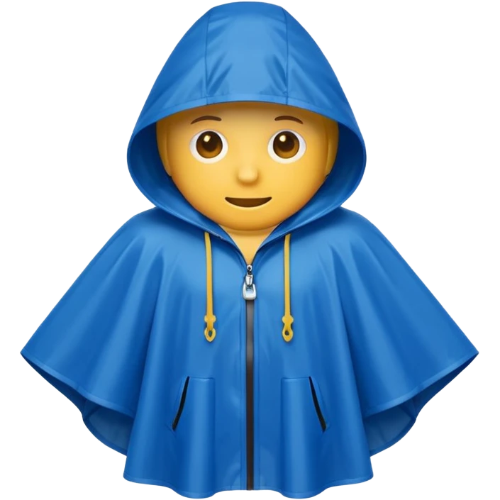 Poncho Raincoat emoji