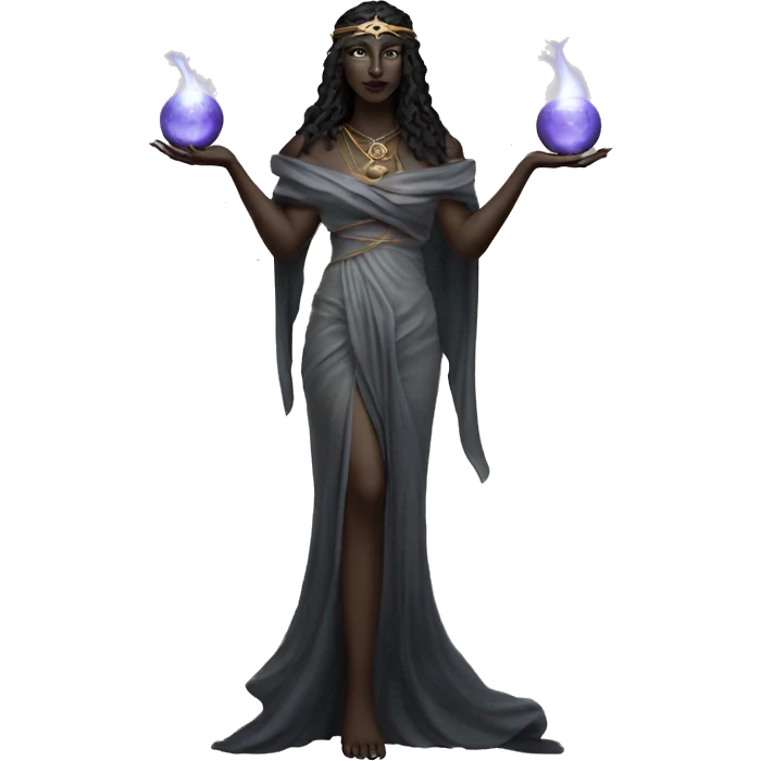 Hekate goddess of the night and magic- triple goddess emoji