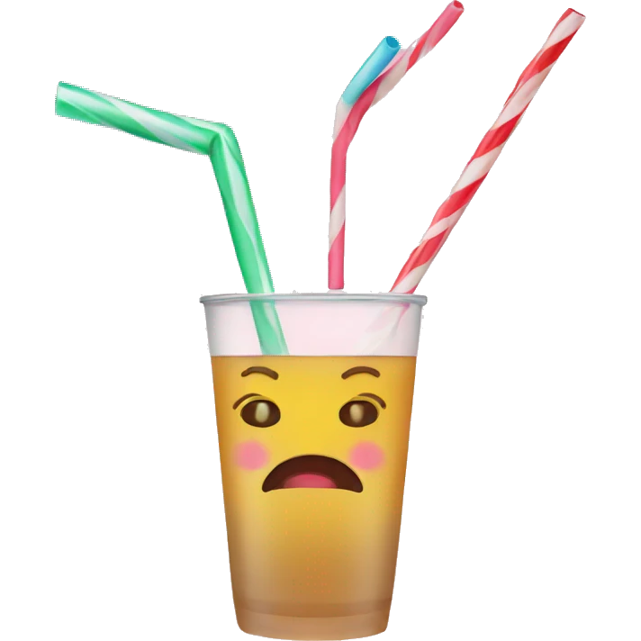 drinking straw  emoji