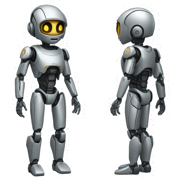 human robot full body emoji