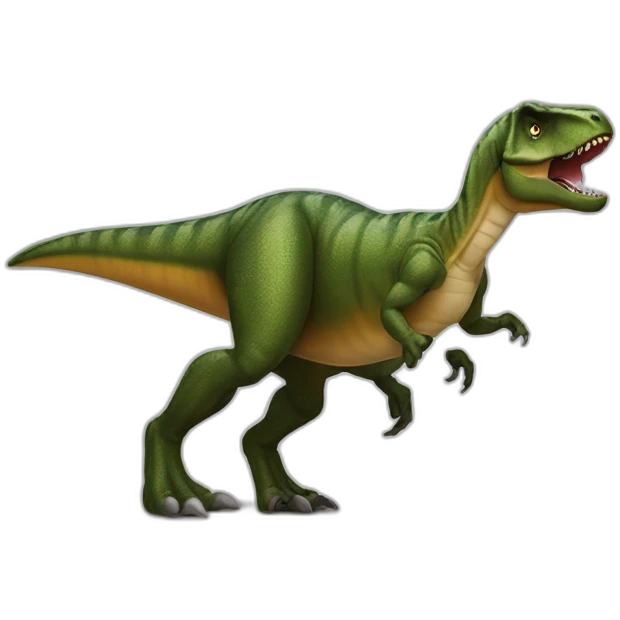 James Bond as a T-Rex emoji