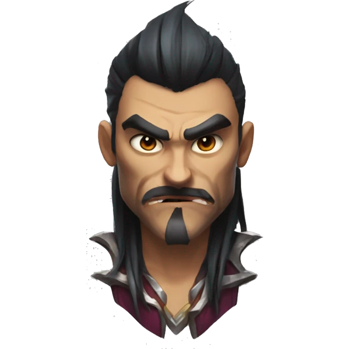 Draven from league of legends make him angrier tho emoji