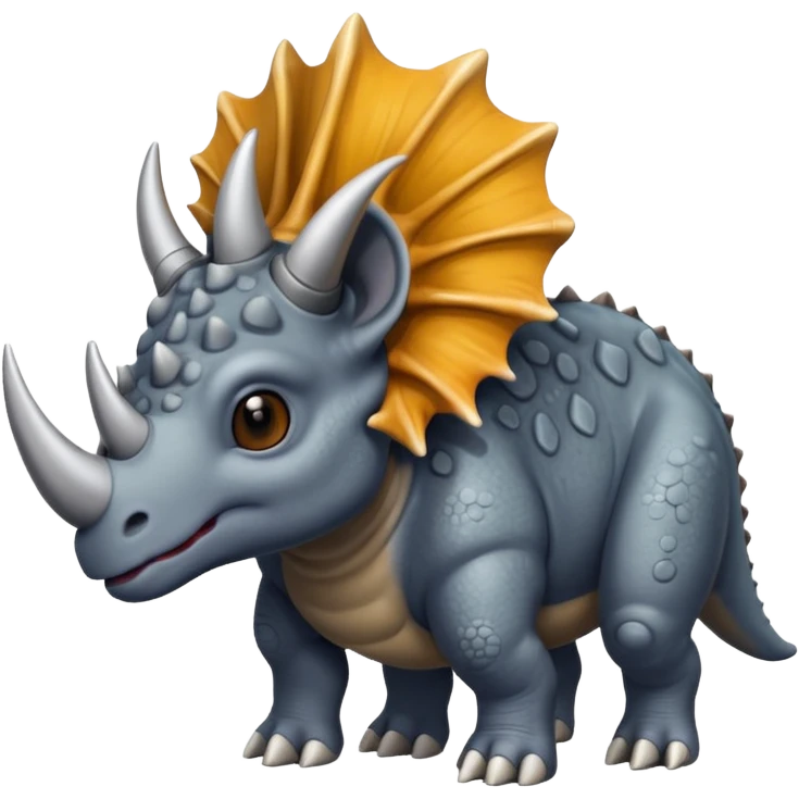 Triceratops emoji