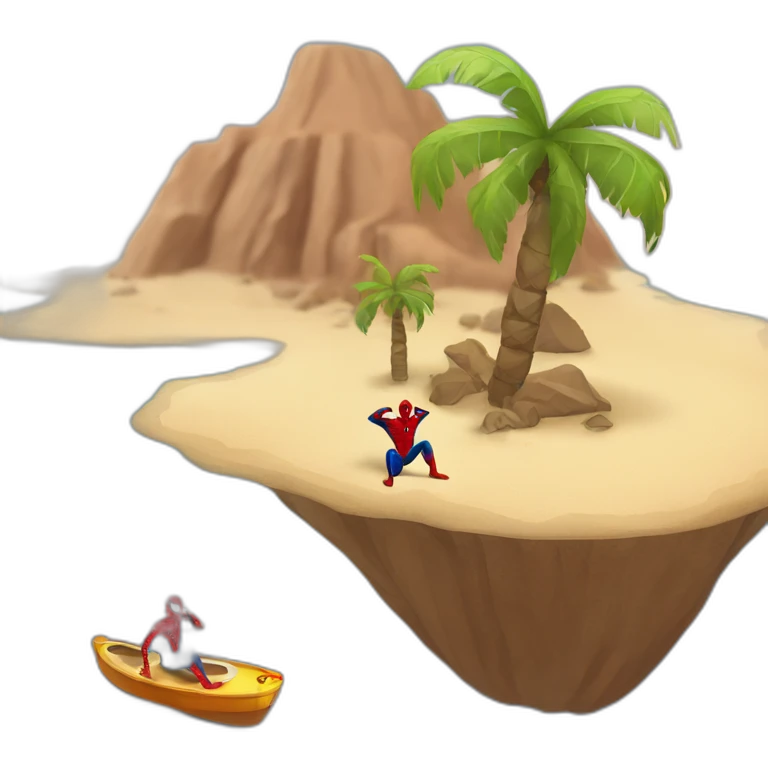 desert-island-with-fat-spiderman emoji