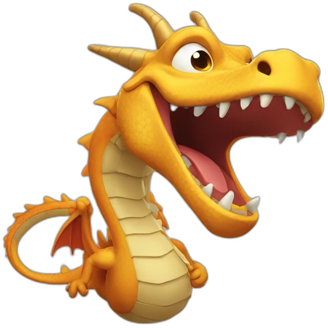 Dragón riendo  emoji