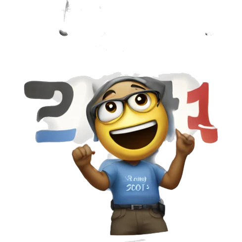 Calendar with 1 of january emoji