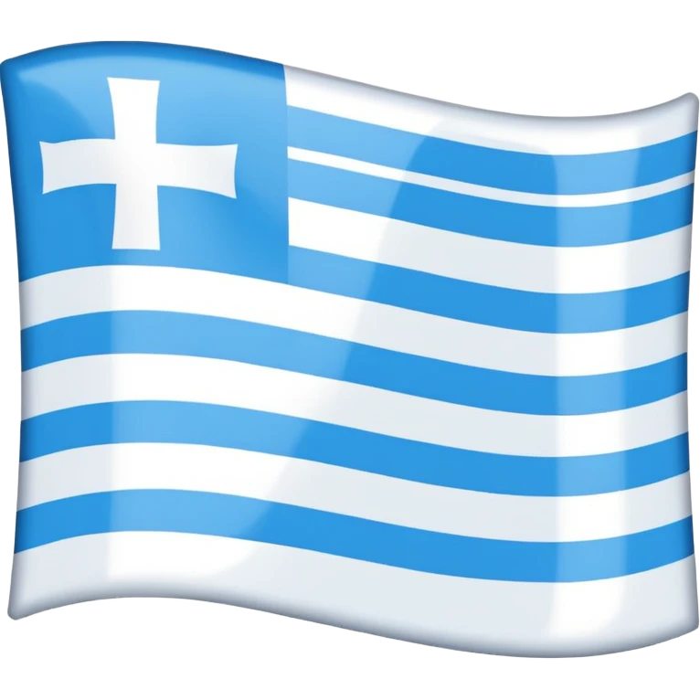 Galicia flag with the correct stuff emoji