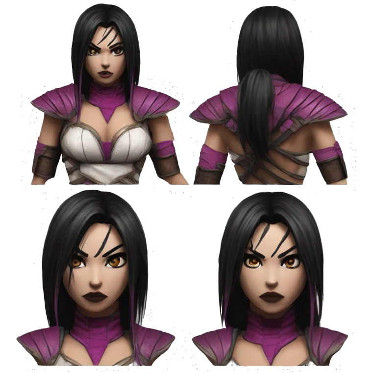 Sadness Mileena Mortal Kombat X emoji