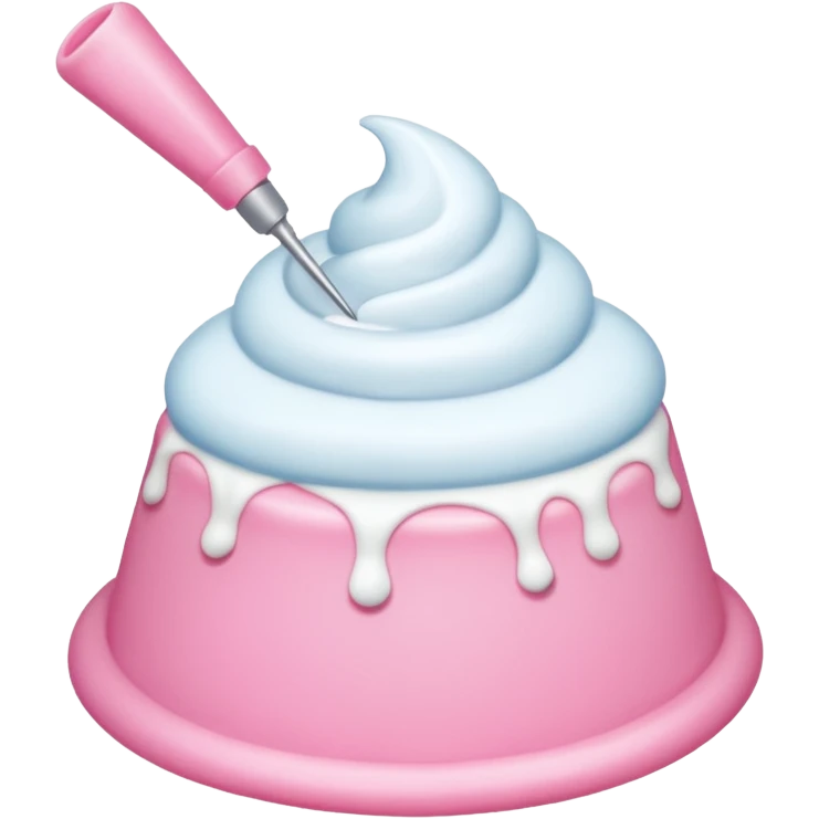 pink piping bag emoji