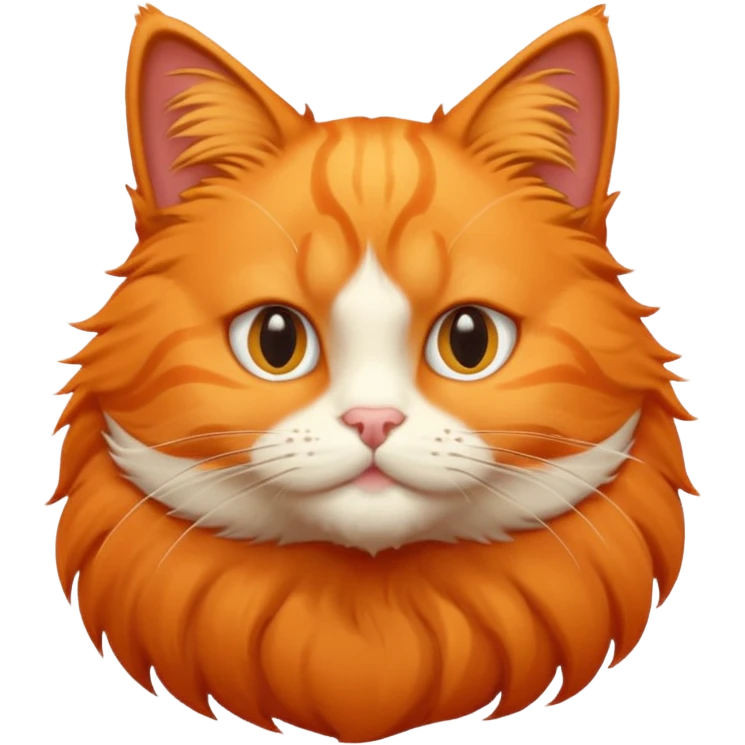 Orange cat emoji