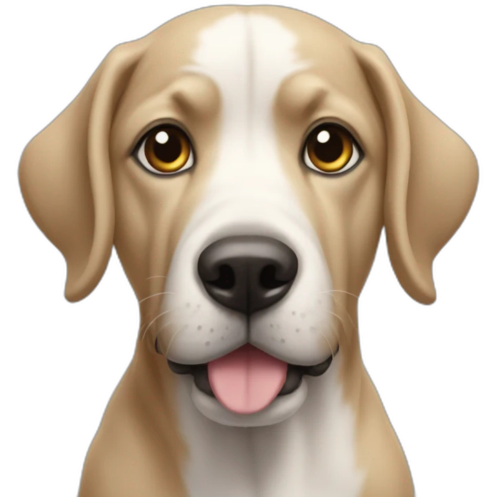 Un chien qui dit ouais emoji