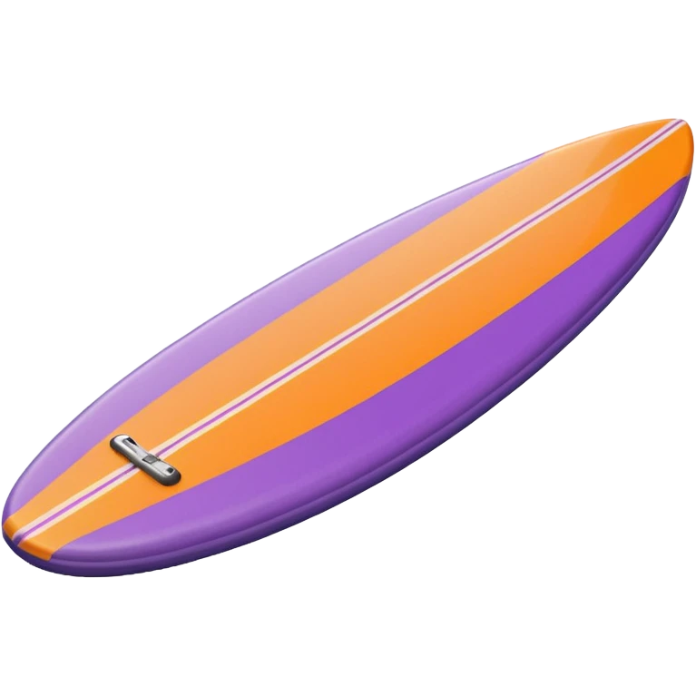 purple, orange, beige surfboard emoji