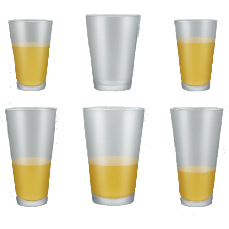 Glass cups emoji