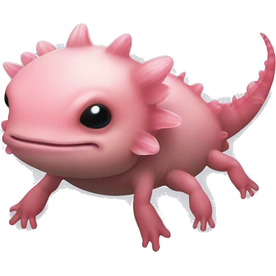 Axolotl space emoji