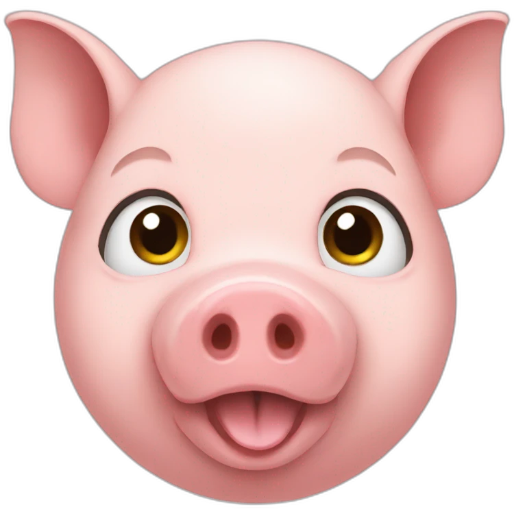 pig bald emoji
