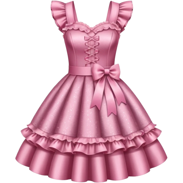 Lolita dress,glitter and sparkly emoji