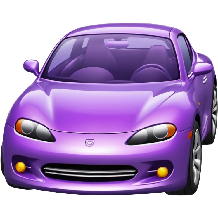 Purple car emoji