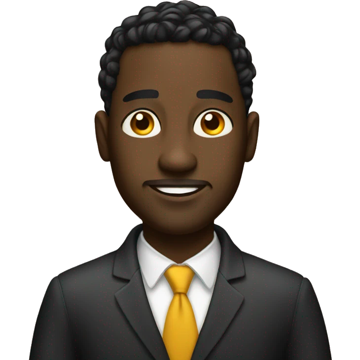Rich black guy emoji