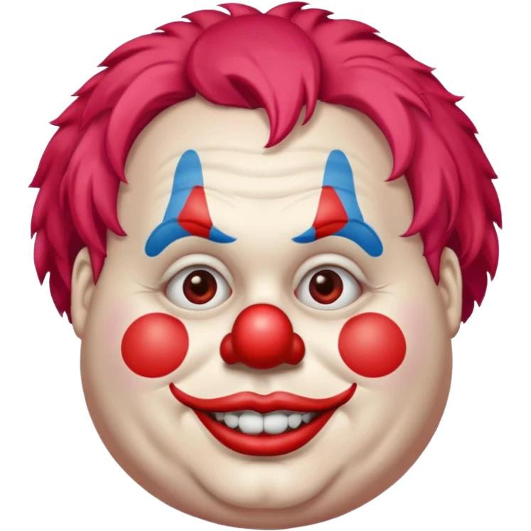 Clown  obese  emoji