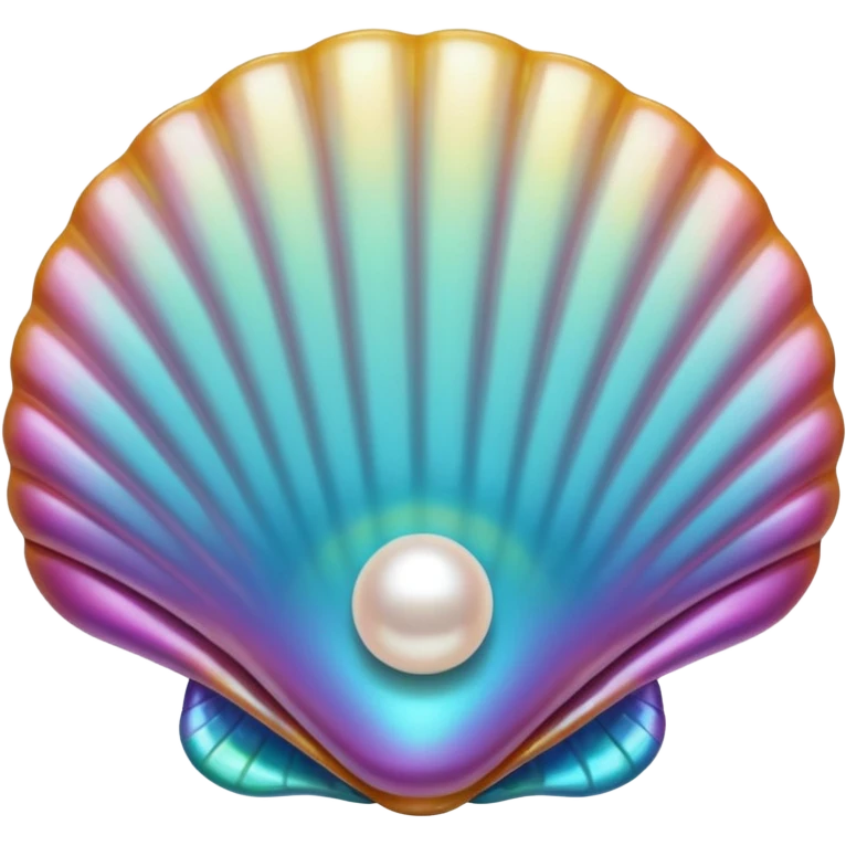 pearls in shell emoji