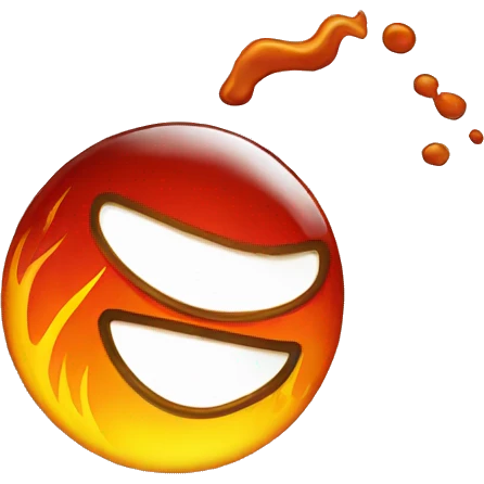 Fireball whiskey logo emoji