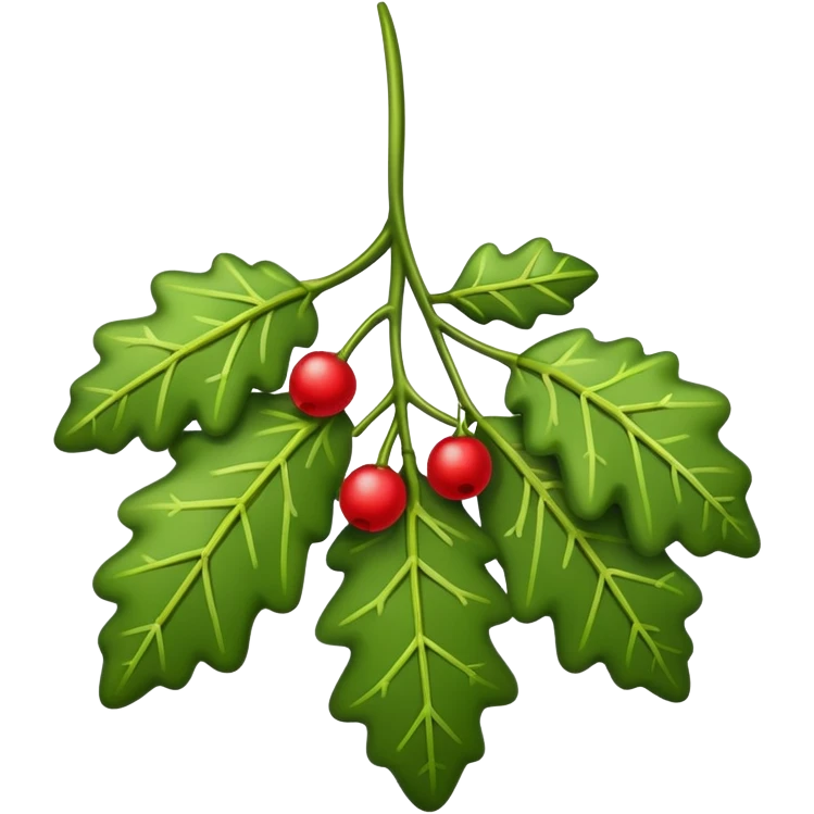 mistletoe  emoji