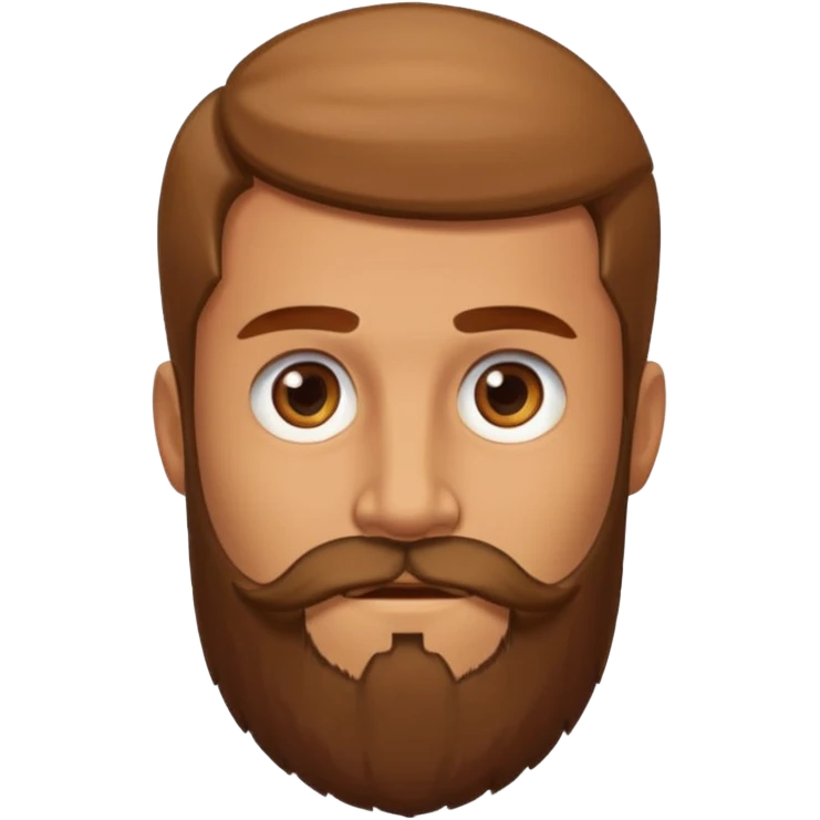 different beard emoji