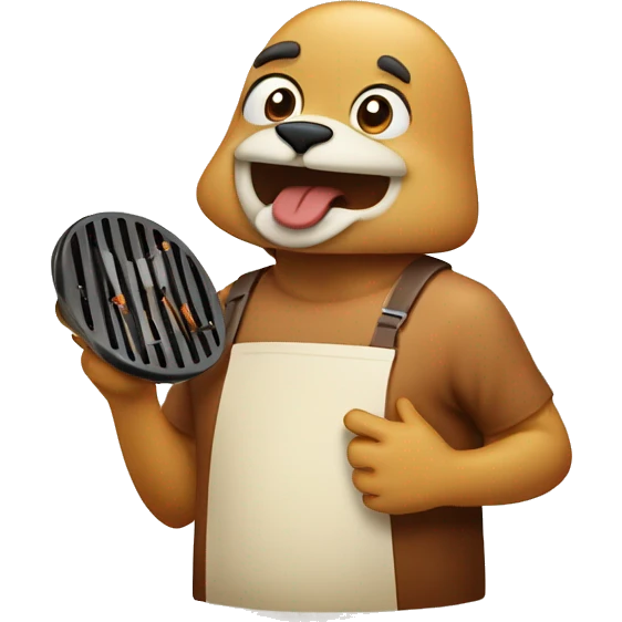 loutres having a barbecue   emoji
