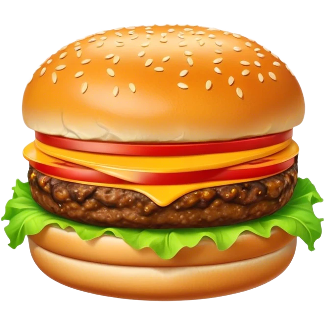 Chili burger emoji